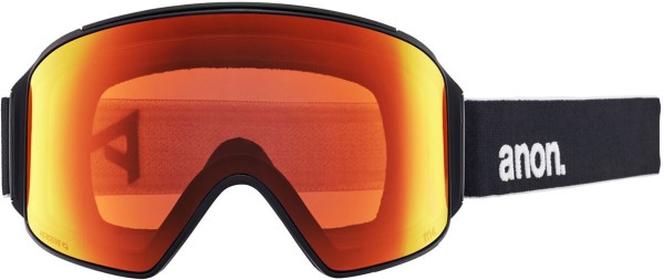 M4 CYLINDRICAL Schneebrille 2025 black/perceive sunny red 