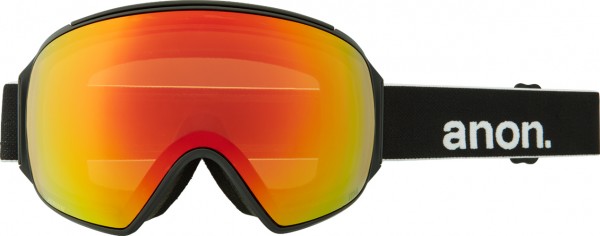 M4 TORIC Schneebrille 2025 black/perceive sunny red 