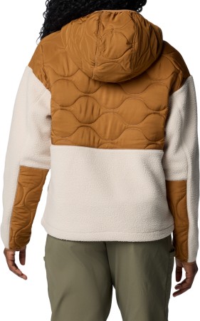 CLOUD POINT HOODED Fleece 2025 camel brown/dark stone 