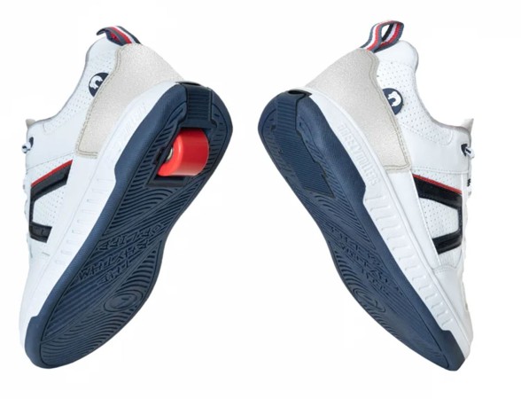 2195710 TEST Schuh mit Rollen white/blue/red 