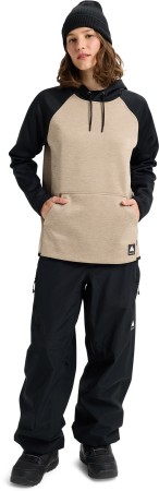 WOMEN CROWN WEATHERPROOF Hoodie 2026 summit taupe heather/true black 