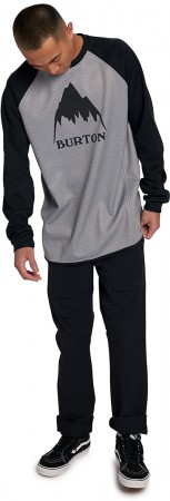 CROWN Sweater 2021 grey heather/true black 