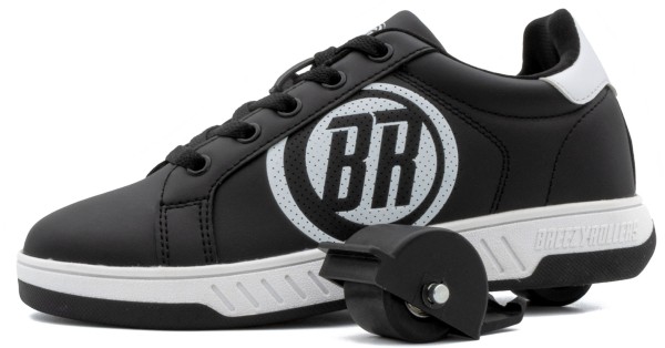 2241840 Shoe with wheels black/white 