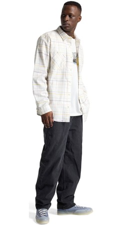 FAVORITE Flannel Shirt 2025 stout white windowpane 