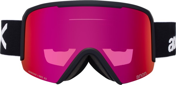 NESA Schneebrille 2026 black/perceive sun red 