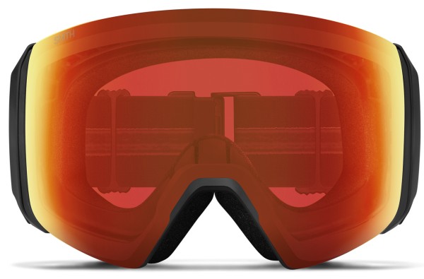 4D MAG XL Schneebrille 2025 black/chromapop red mirror 