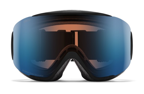 MOMENT Schneebrille 2025 black/chromapop pro photochromic blue mirror 