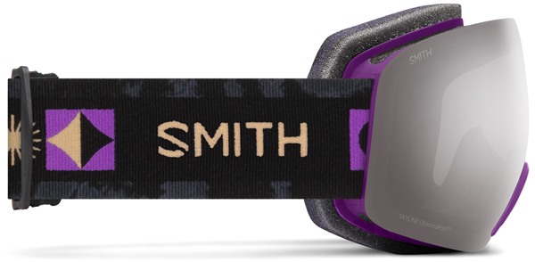 SKYLINE Schneebrille 2025 vivid violet/chromapop sun platinum mirror 