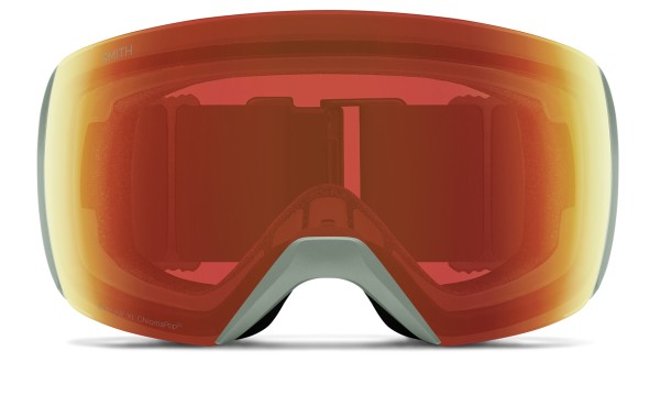 SKYLINE XL Schneebrille 2025 sage brush paste up/chromapop everyday red mirror 