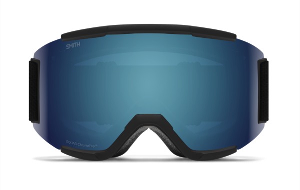 SQUAD Schneebrille 2026 black/chromapop sun blue mirror 