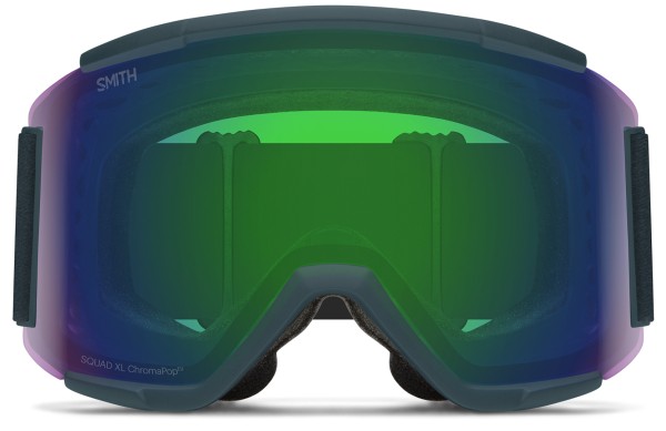 SQUAD XL Schneebrille 2025 pacific/chromapop everyday green mirror 