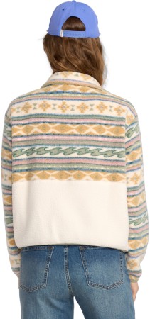 ROCK JETTY MOCK Zip Fleece 2026 white cap 