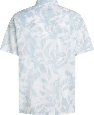 PRINT Shirt 2026 white spray flower 