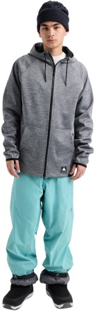 CROWN WEATHERPROOF Zip Hoodie 2027 true black heather 