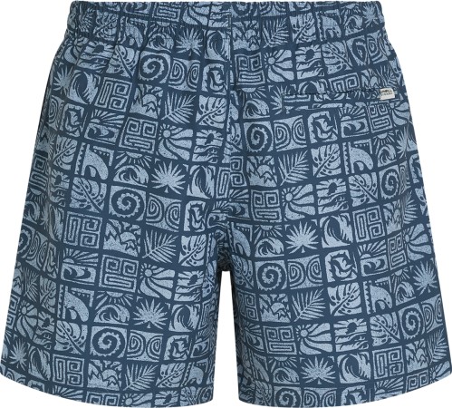 PRINT 16 Boardshort 2026 dark blue bricks 