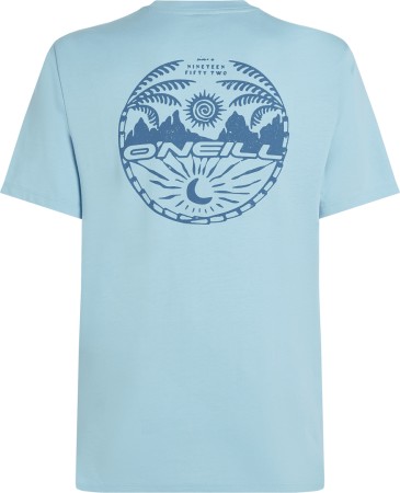 BACK PRINT T-Shirt 2025 morning glory melange 