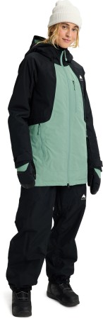 WOMEN RESERVE 2L INSULATED Jacke 2026 true black/soft sage 