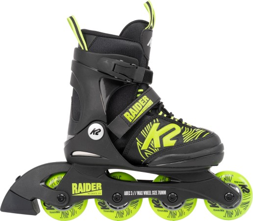 RAIDER Kinder Inline Skate black/lime 