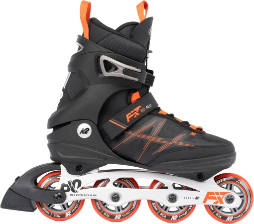 F.I.T. 80 ALU Inline Skate 2024 black/red 