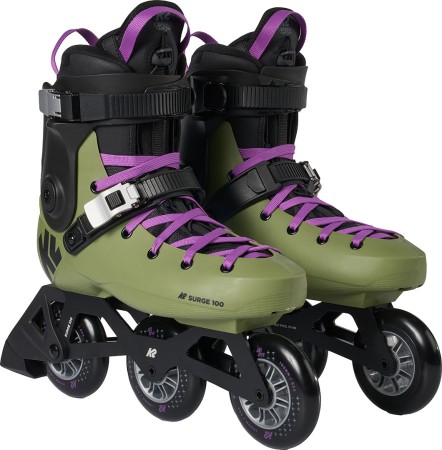 SURGE 100 Inline Skate 2025 olive/purple 