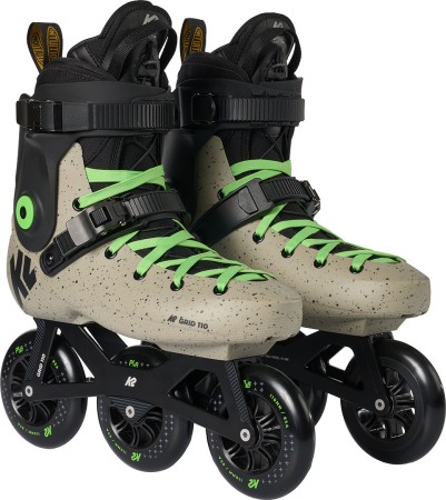 GRID 110 Inline Skate 2026 khaki/green 