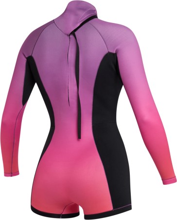 LUNAR BK 2/2 LS BACK ZIP Shorty 2025 coral 