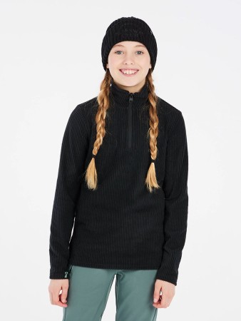 PRTZORA JR 1/4 ZIP Fleece 2025 true black 