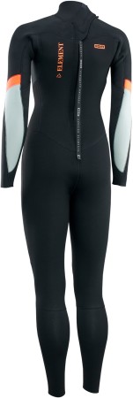 ELEMENT 4/3 WOMEN BACK ZIP Full Suit 2024 black 