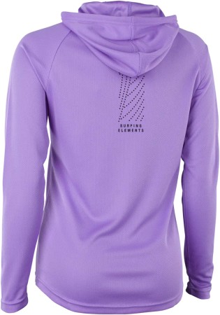 WETSHIRT HOOD LS WOMEN Lycra 2026 lilac petals 