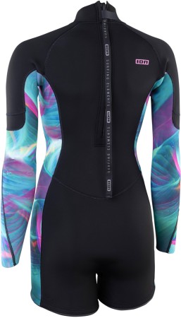 AMAZE 2.0 LS BACK ZIP Shorty 2025 tropical palm glitch 