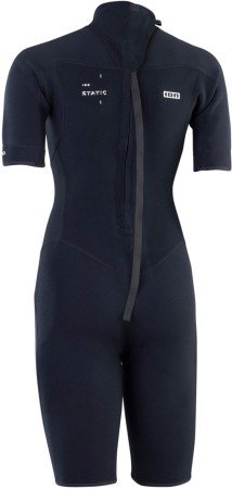 STATIC 2/2 WOMEN BACK ZIP Shorty 2025 black 