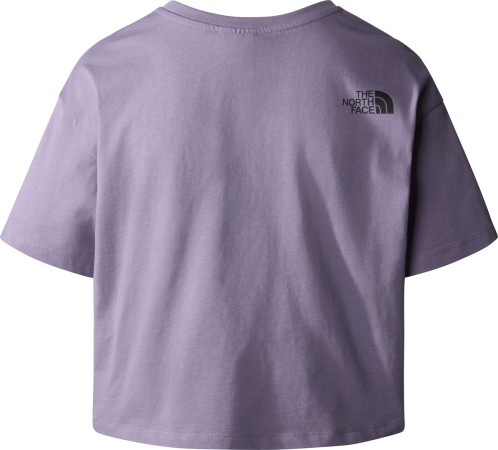 WOMEN CROPPED SIMPLE DOME T-Shirt 2023 lunar slate 