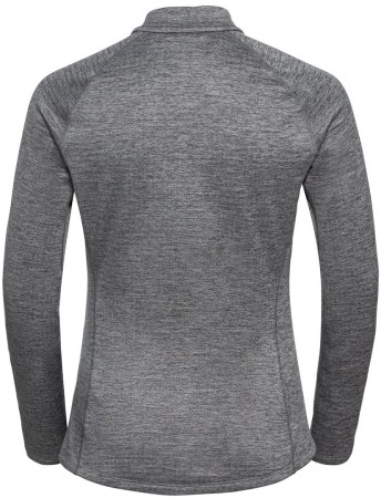 TENCIA WOMEN Zip Fleece 2025 dark grey melange 