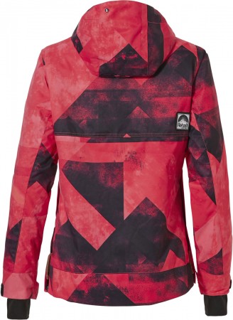 FRIDA-R Jacke 2021 graphic mountains red pink 