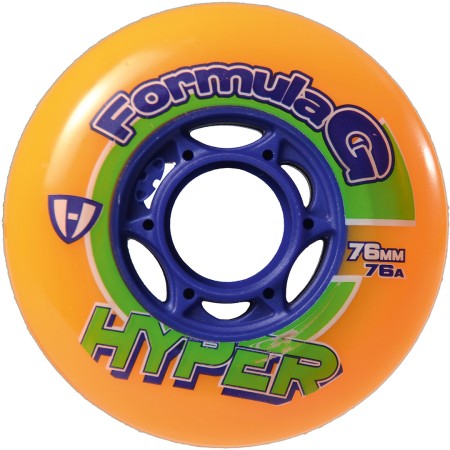 FORMULA G ERA 72mm/76a 4-Pack Wheelset lime orange/blue 
