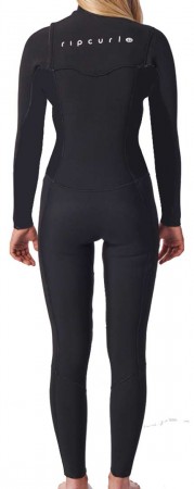 WOMENS DAWN PATROL 4/3 CHEST ZIP Full Suit 2023 black 