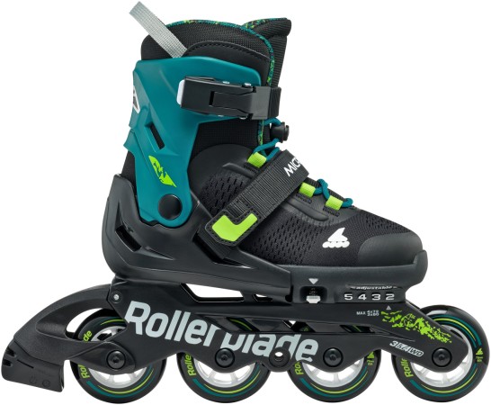 MICROBLADE XT Inline Skate 2025 black/petrol green 