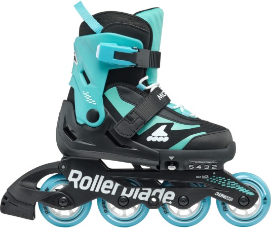 MICROBLADE Inline Skate 2025 black/light blue 