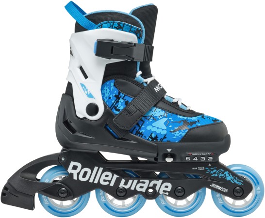 MICROBLADE SL Inline Skate 2025 black/sky blue 
