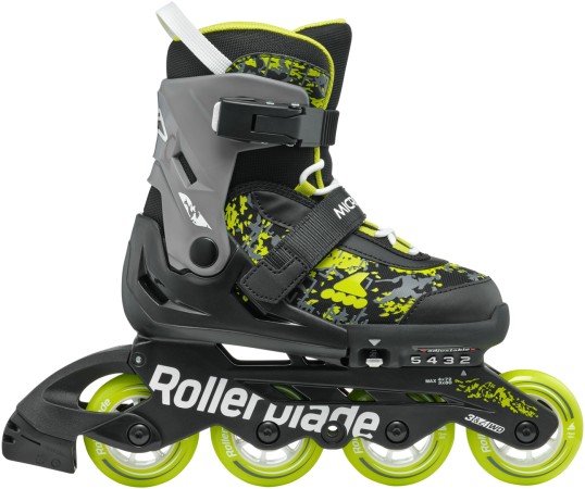 MICROBLADE SL Inline Skate 2025 black/lime 33-36,5