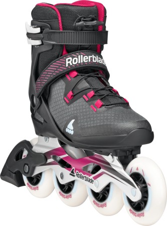 MACROBLADE 90 W Inline Skate 2026 black/burgundy/light blue 