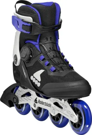 MACROBLADE 84 BOA Inline Skate 2026 black/blue/bone white 