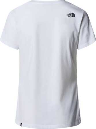 WOMEN SIMPLE DOME SLIM T-Shirt 2025 tnf white 