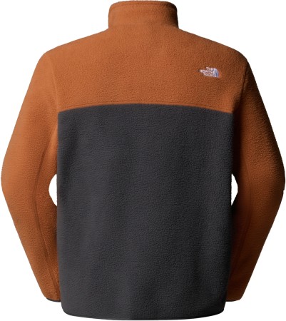 YUMIORI 1/4 Zip Fleece 2026 asphalt grey/burnt umbe 