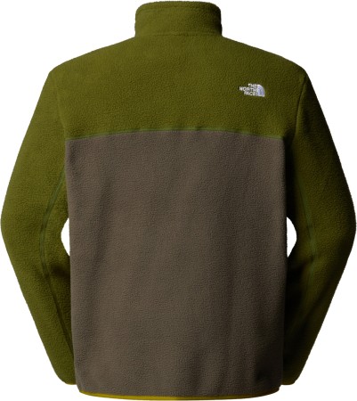 YUMIORI 1/4 Zip Fleece 2026 new taupe green/woodland green/deep dijon 