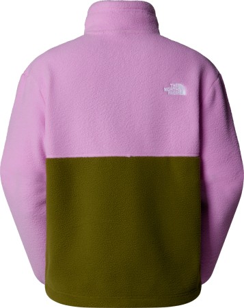 WOMEN YUMIORI 1/4 ZIP Fleece 2025 forest olive/dragonfruit/tnf black 