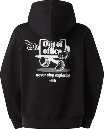 CARTOON LOGO RELAXED Hoodie 2025 tnf black 