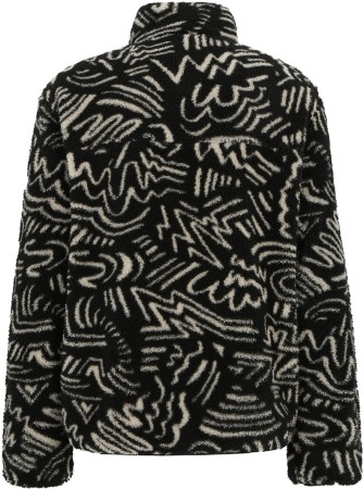 INSANEIA Fleece Jacket 2026 black white 