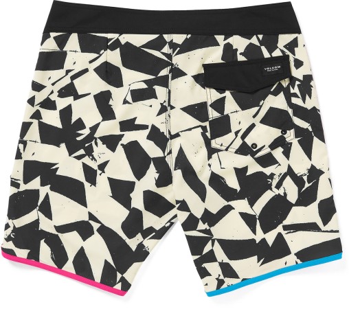 LIDO PRINT SCALLOP MOD 19 Boardshort 2024 black white 
