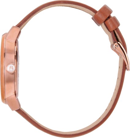 KENSINGTON LEATHER Uhr rose gold/white 